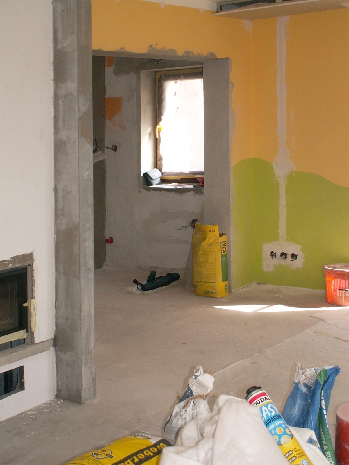 RD okres Praha-západ - průběh realizace 1NP