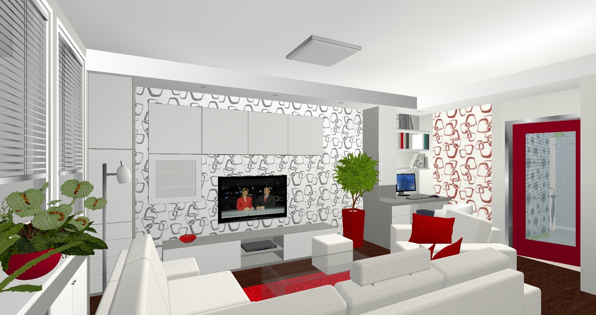 Byt Kladno Leoše Janáčka - 3D návrh